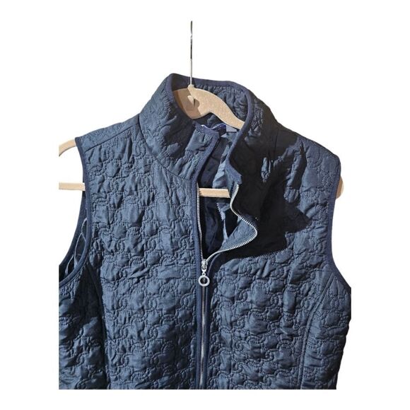 GREAT NORTHWEST INDIGO Black Quilted Vest Jacket - Size Large - Picture 3 of 8